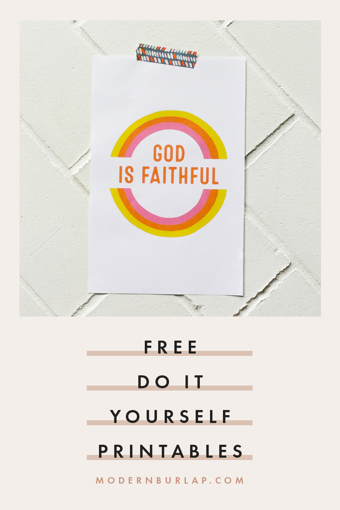 FREE Printable | God is faithful