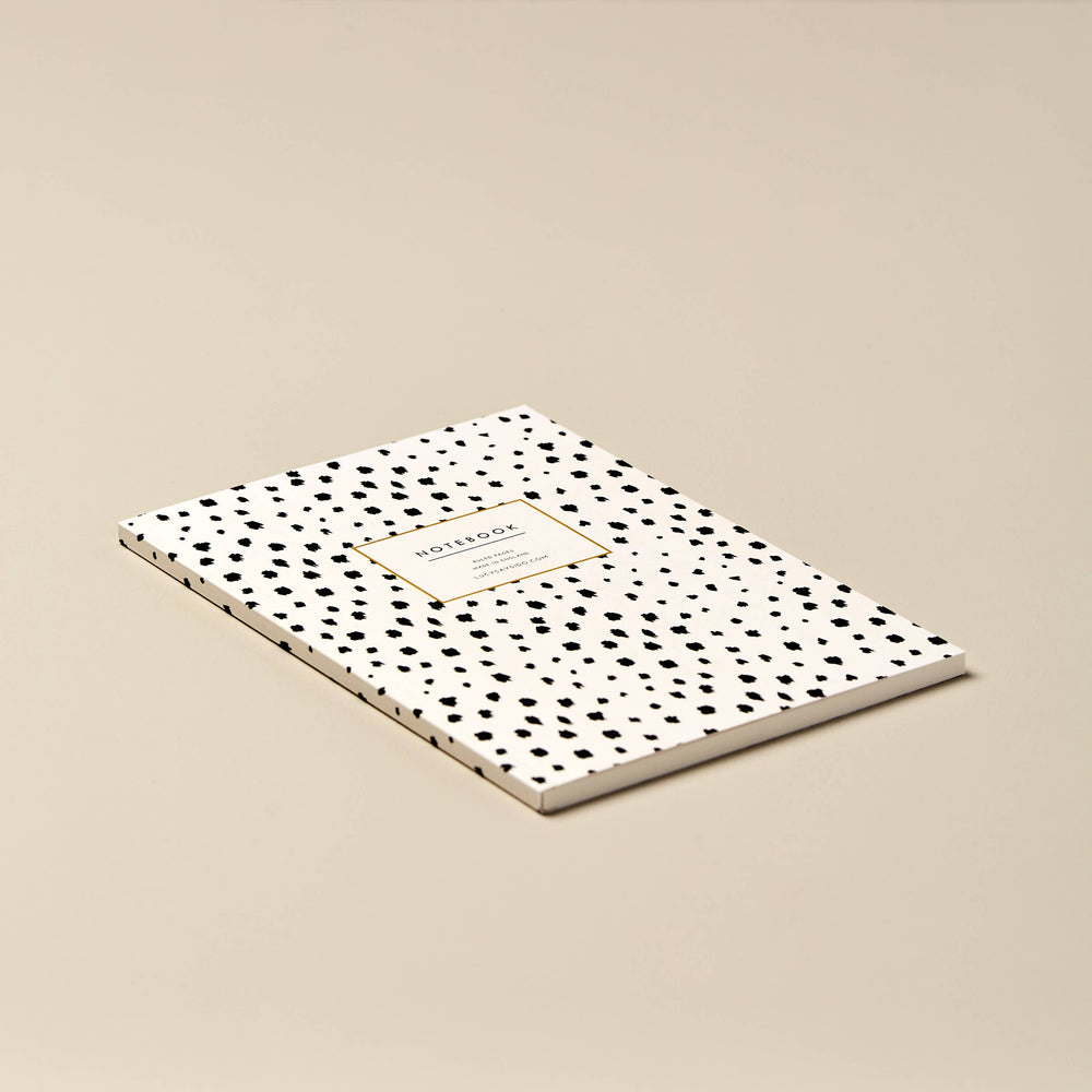 
                  
                    Load image into Gallery viewer, A5 Lined Notebook Dalmatian Animal Print
                  
                
