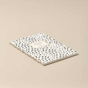 
                  
                    Load image into Gallery viewer, A5 Lined Notebook Dalmatian Animal Print
                  
                