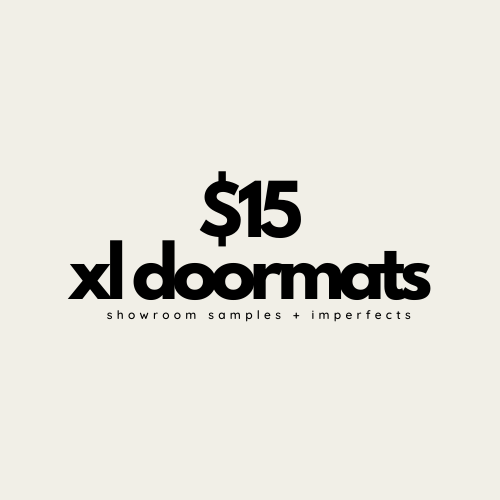 Showroom Samples + Imperfects - XL Doormats