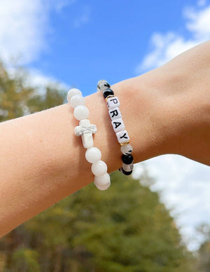 
                  
                    Load image into Gallery viewer, Pray Letter Bracelet: Small
                  
                