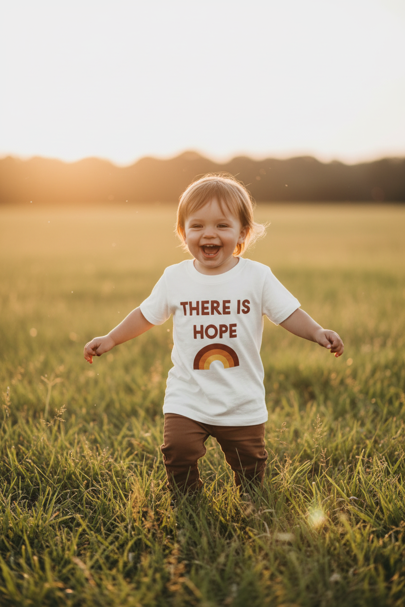 There Is Hope organic cotton women's tee by Modern Burlap