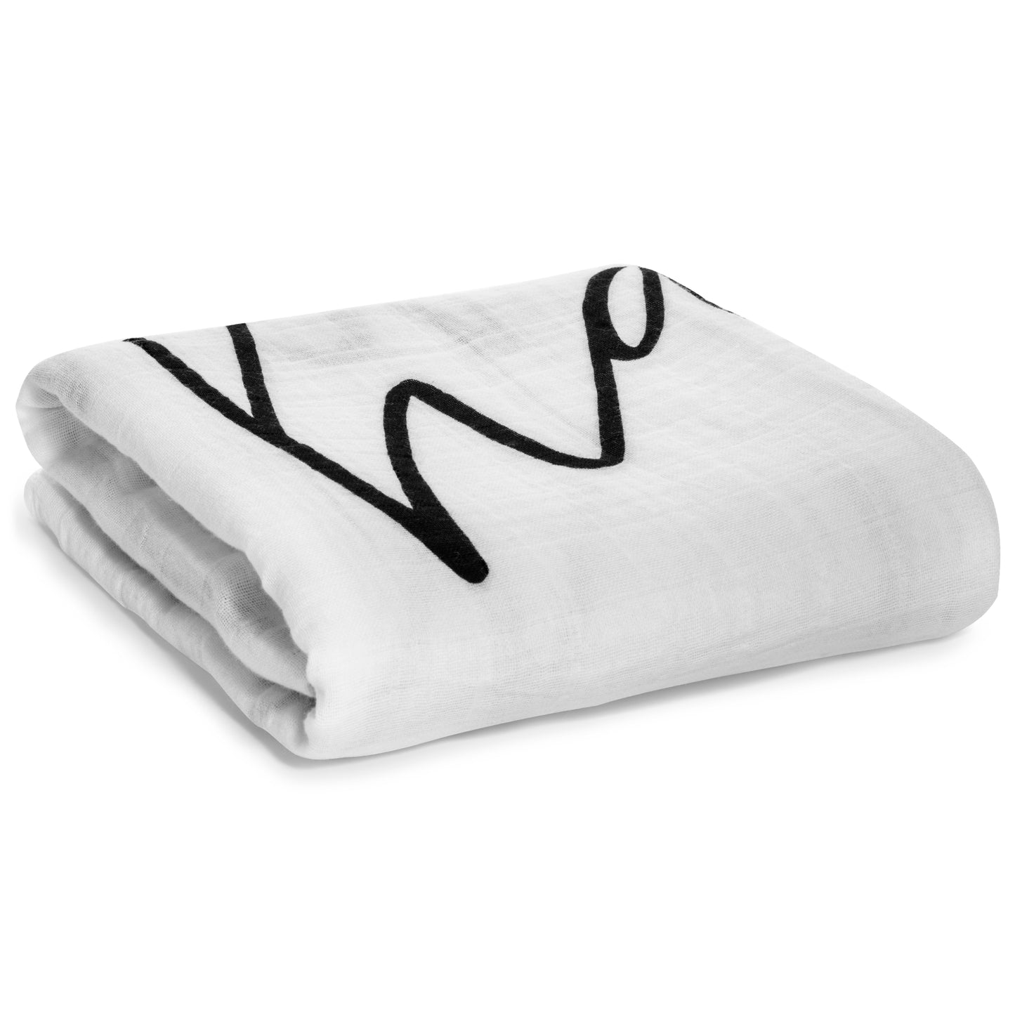 He's Got the Whole World in His Hands Swaddle + Wall Art | GOTS Certified Organic Cotton Muslin