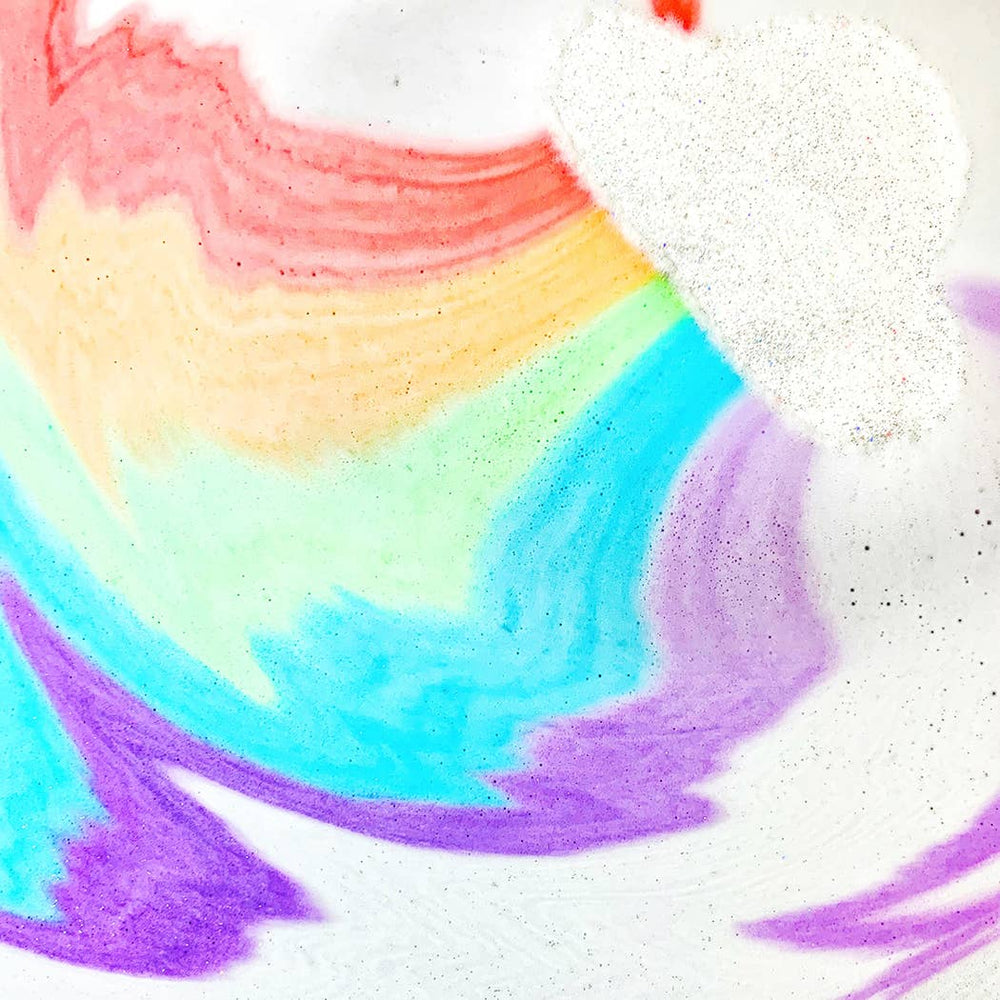 
                  
                    Load image into Gallery viewer, Feeling Smitten - Rainbow Cloud Bath Bomb
                  
                