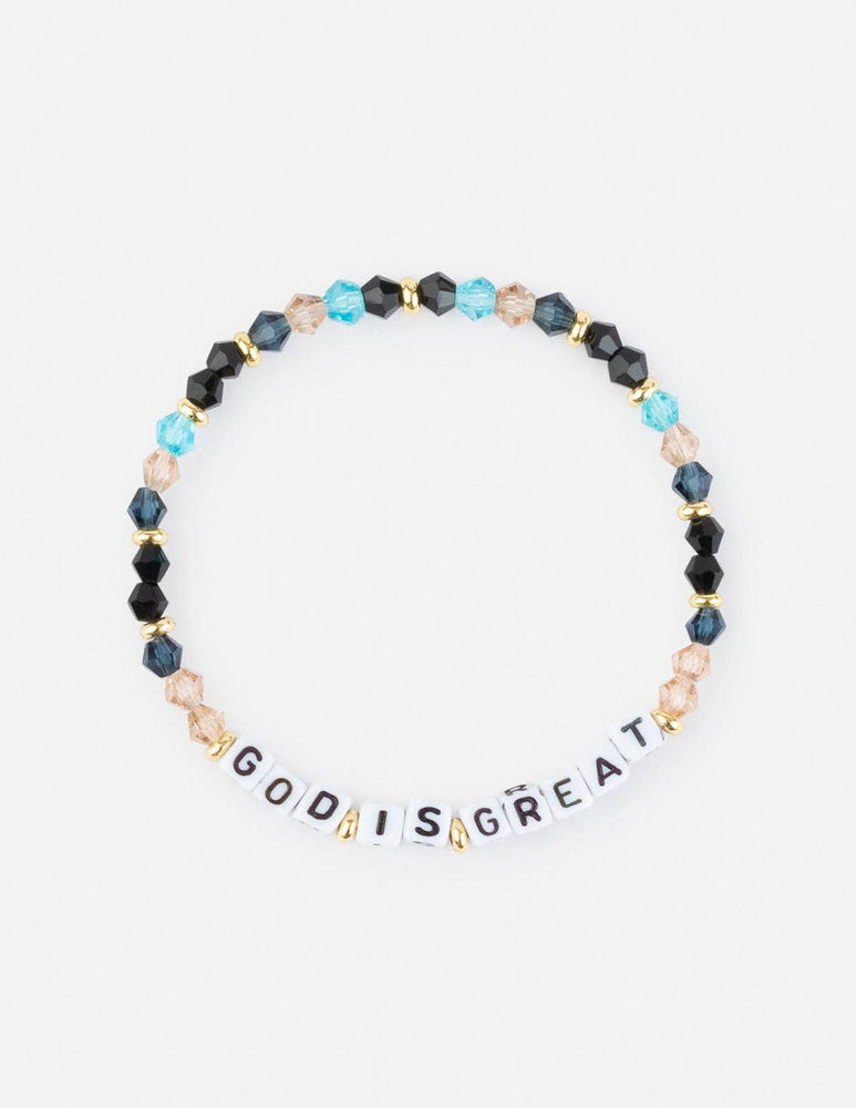 God is Great Letter Bracelet: Small