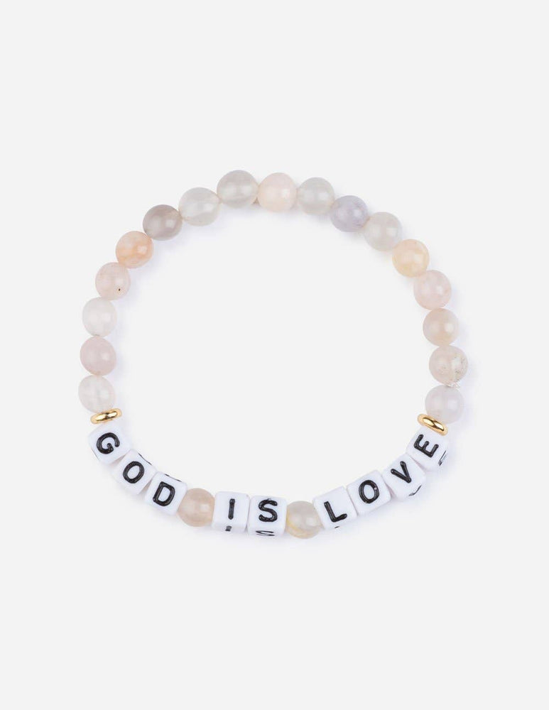 God is Love Letter Bracelet: Small