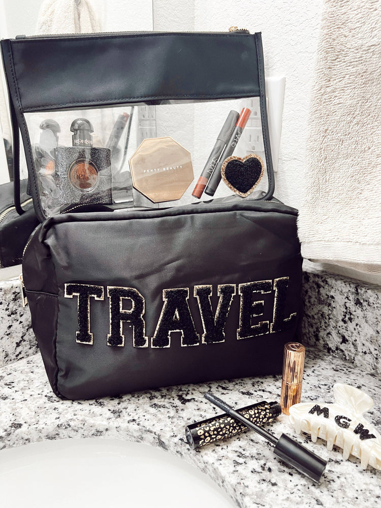 KENZKUSTOMZ - Travel XL Makeup Bag - Black