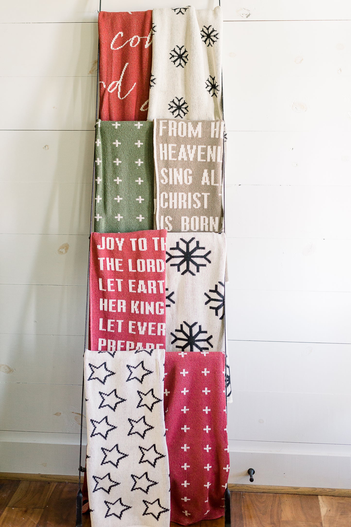 Silent Night Recycled Cotton Throw Blanket | Made in USA