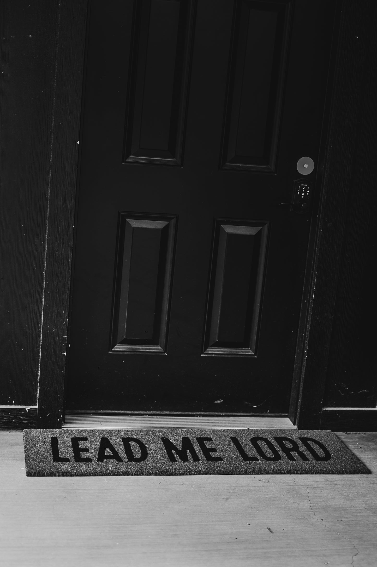 XL Christian Doormat | Lead Me Lord | Coconut Coir