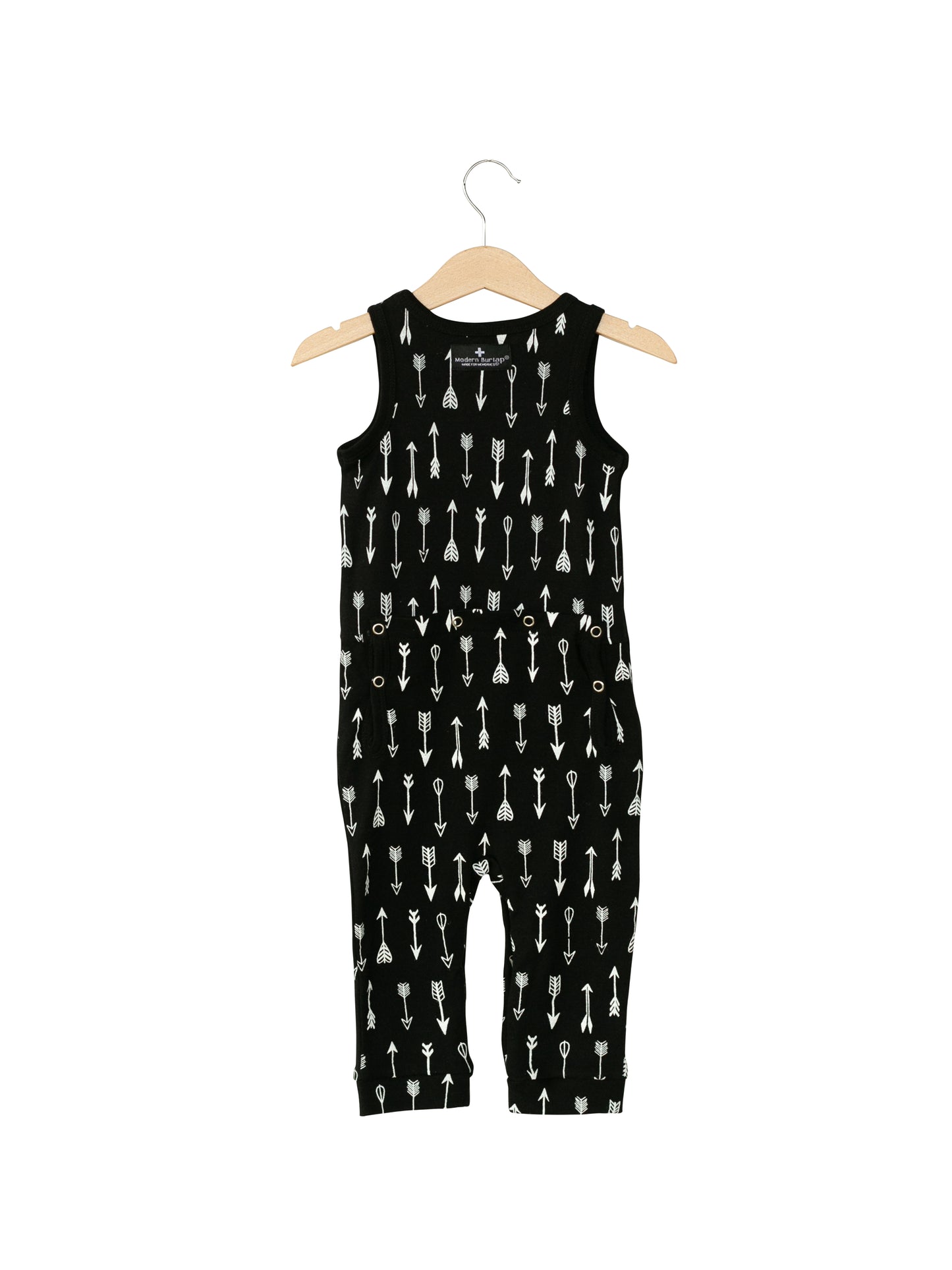 Organic Tank Explorer Back Jumpsuit | GOTS Certified Organic Cotton | Signature Prints