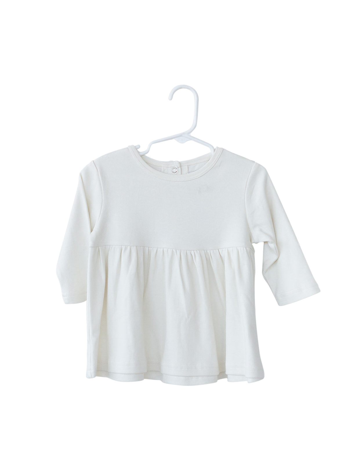 Organic Long Sleeve Dress | GOTS Certified Organic Cotton | Solid Colors