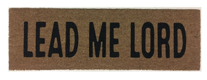 
                  
                    Load image into Gallery viewer, XL Doormat | Lead me Lord
                  
                