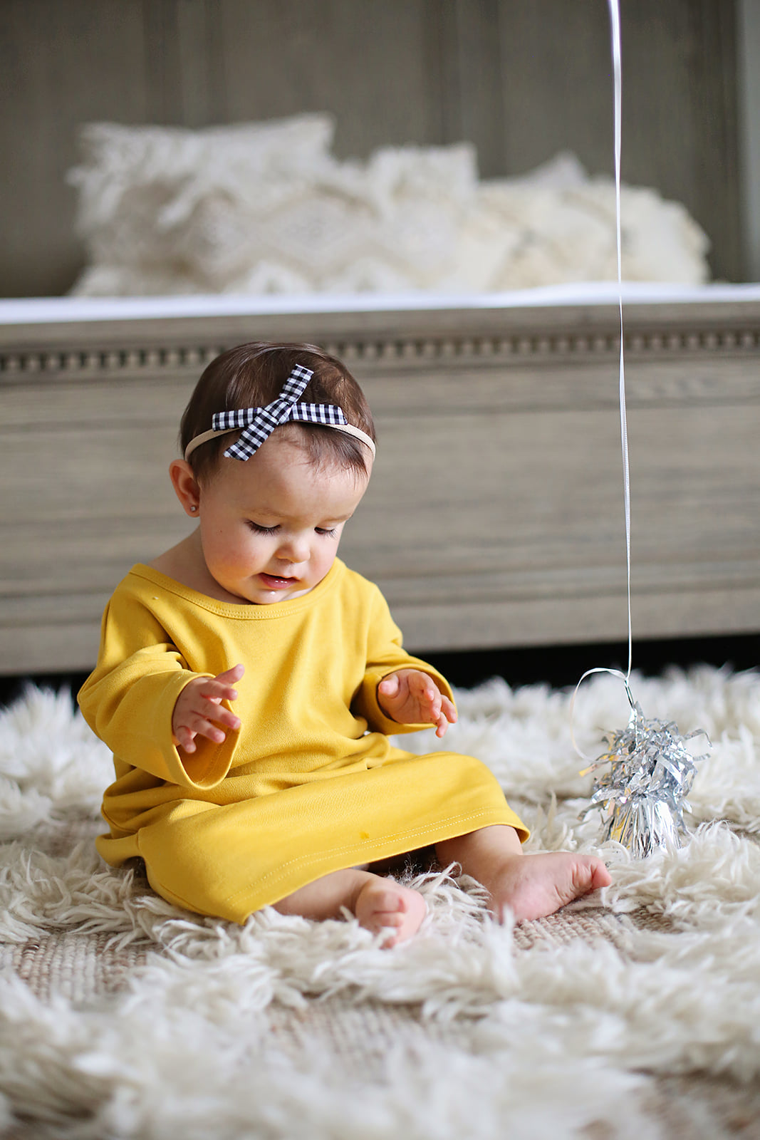Modern Burlap baby and kids dresses