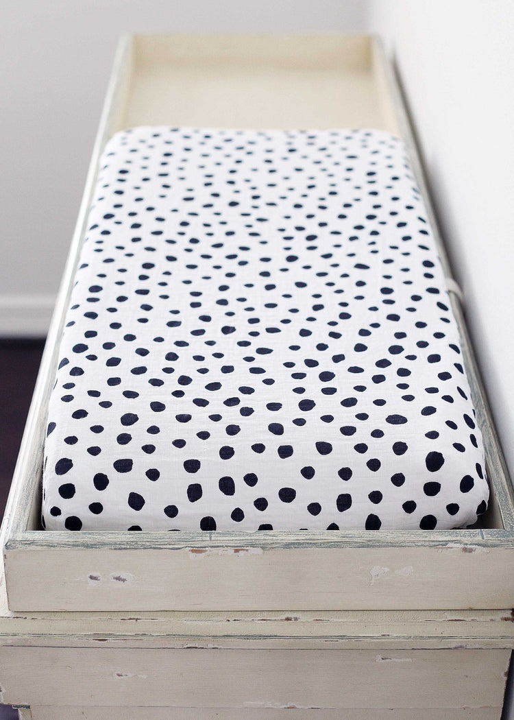 Modern Burlap organic baby changing pad covers