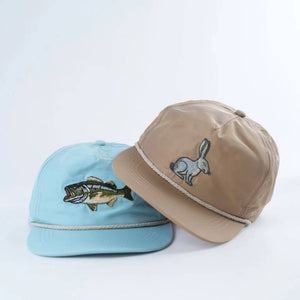 
                  
                    Load image into Gallery viewer, Lischka Brothers - Large Mouth Bass Hat in Aqua
                  
                