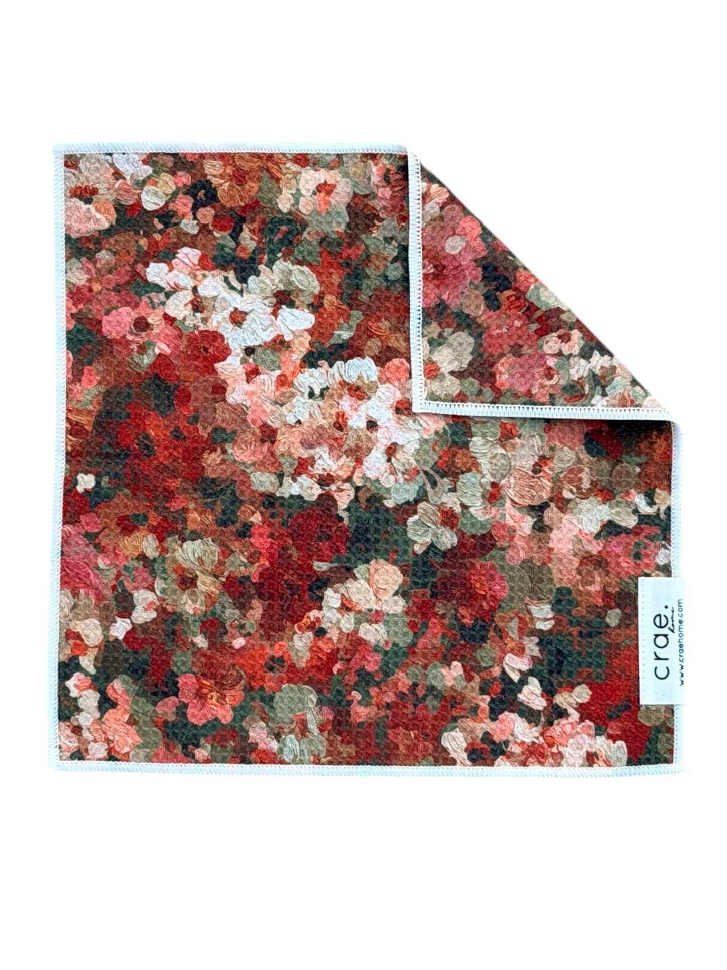 Crae.Home - Charlotte: Double-Sided Washcloth: Multicolor / Washcloth (12x12 in)