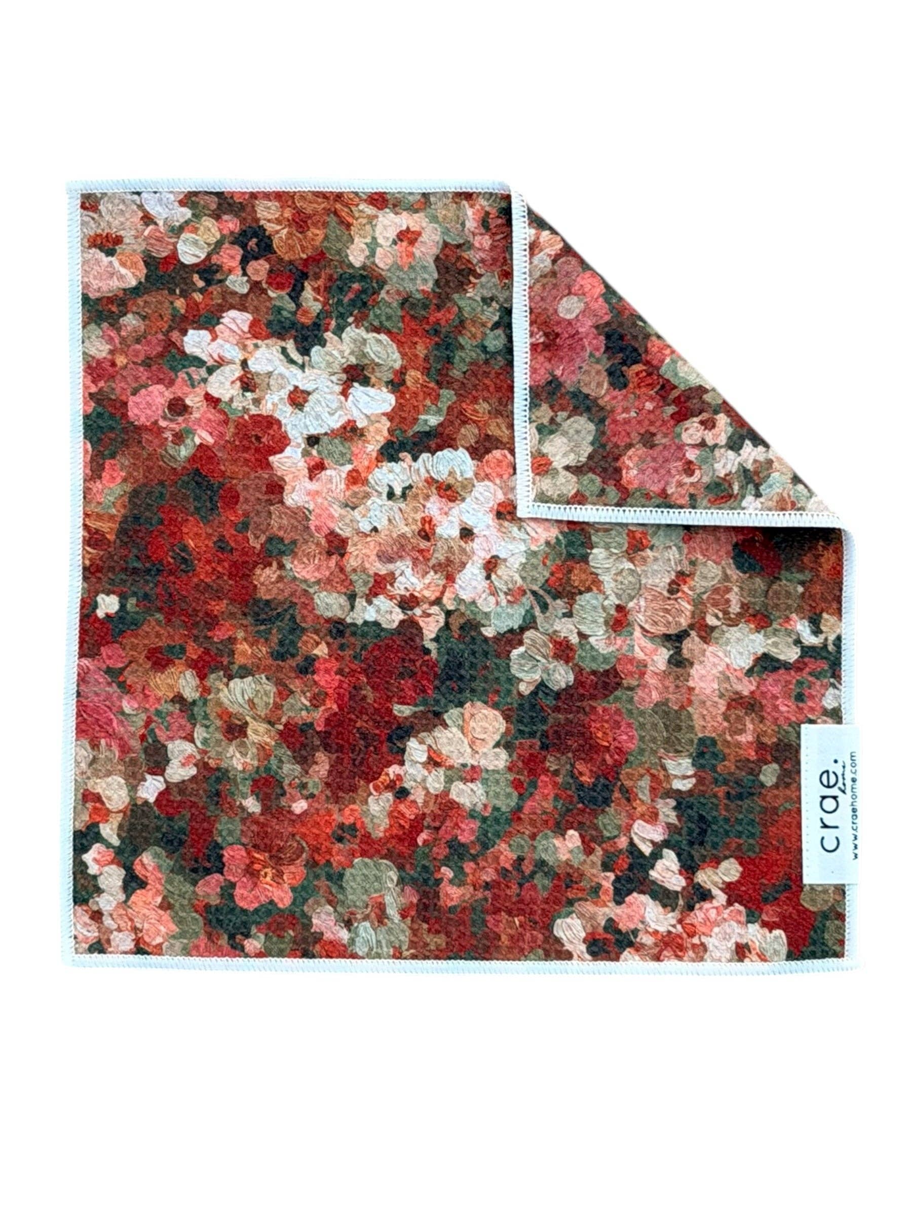 Crae.Home - Charlotte: Double-Sided Washcloth: Multicolor / Washcloth (12x12 in)