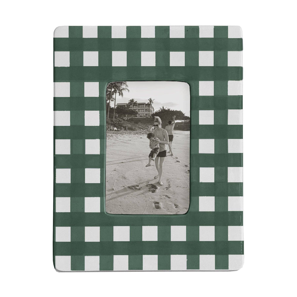 
                  
                    Load image into Gallery viewer, Lo Home | Ruby Clay - Gingham Photo Frame: Navy Blue
                  
                