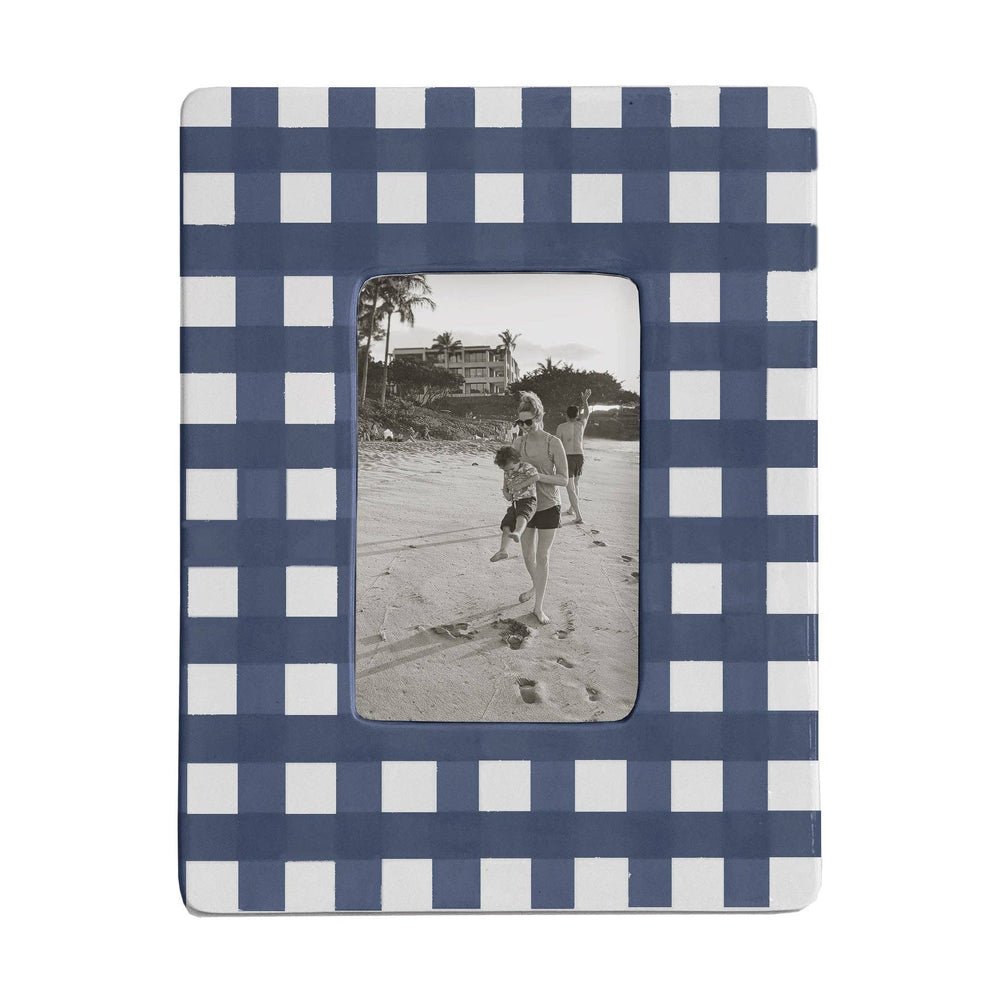 
                  
                    Load image into Gallery viewer, Lo Home | Ruby Clay - Gingham Photo Frame: Holiday Red
                  
                