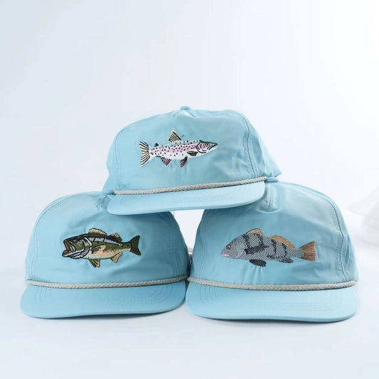 Lischka Brothers - Large Mouth Bass Hat in Aqua