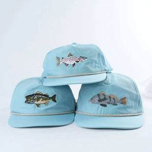 
                  
                    Load image into Gallery viewer, Lischka Brothers - Large Mouth Bass Hat in Aqua
                  
                
