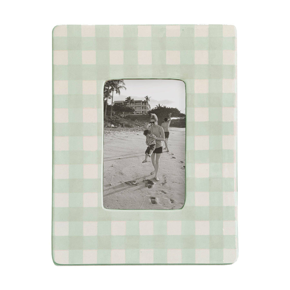 
                  
                    Load image into Gallery viewer, Lo Home | Ruby Clay - Gingham Photo Frame: Holiday Red
                  
                