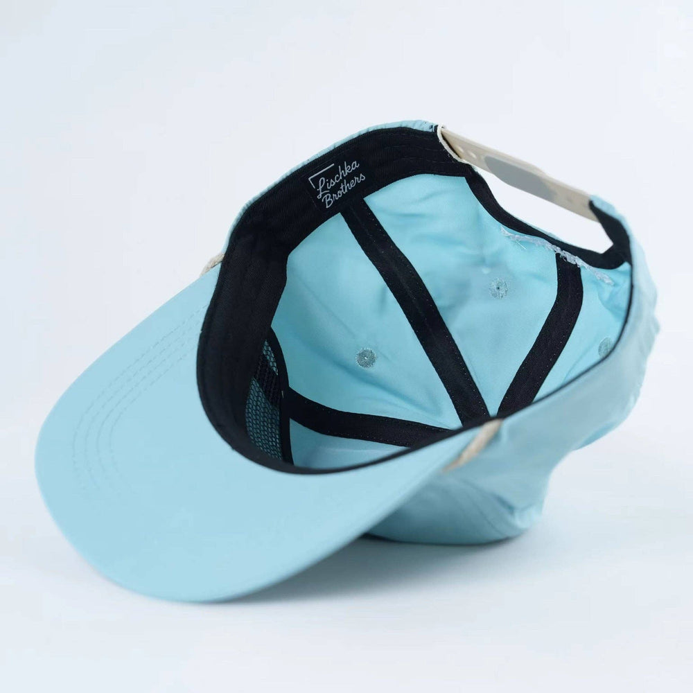 
                  
                    Load image into Gallery viewer, Lischka Brothers - Rainbow Trout Hat in Aqua
                  
                