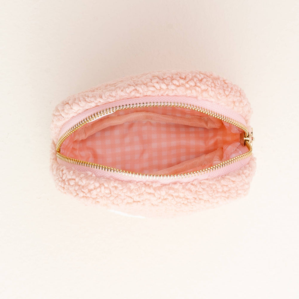 
                  
                    Load image into Gallery viewer, The Darling Effect - Pink Square Teddy Pouch - Heart
                  
                