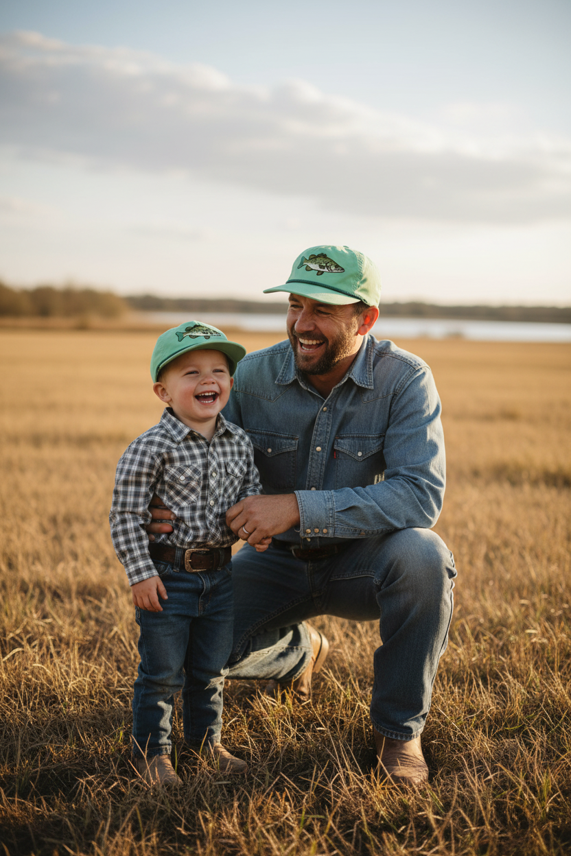 Lischka Brothers - Guadalupe Bass Rope Cap, Green