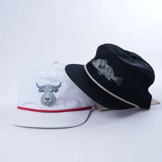 Lischka Brothers - Bull Rope Cap, White/Red