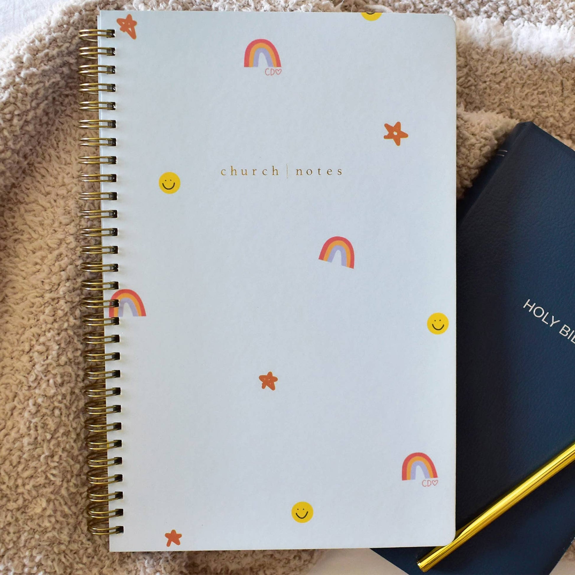 Church Notes Co. - Church Notes Notebook - Happy Icons by Callie Danielle