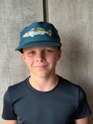
                  
                    Load image into Gallery viewer, Lischka Brothers - Speckled Trout Hat in Teal
                  
                