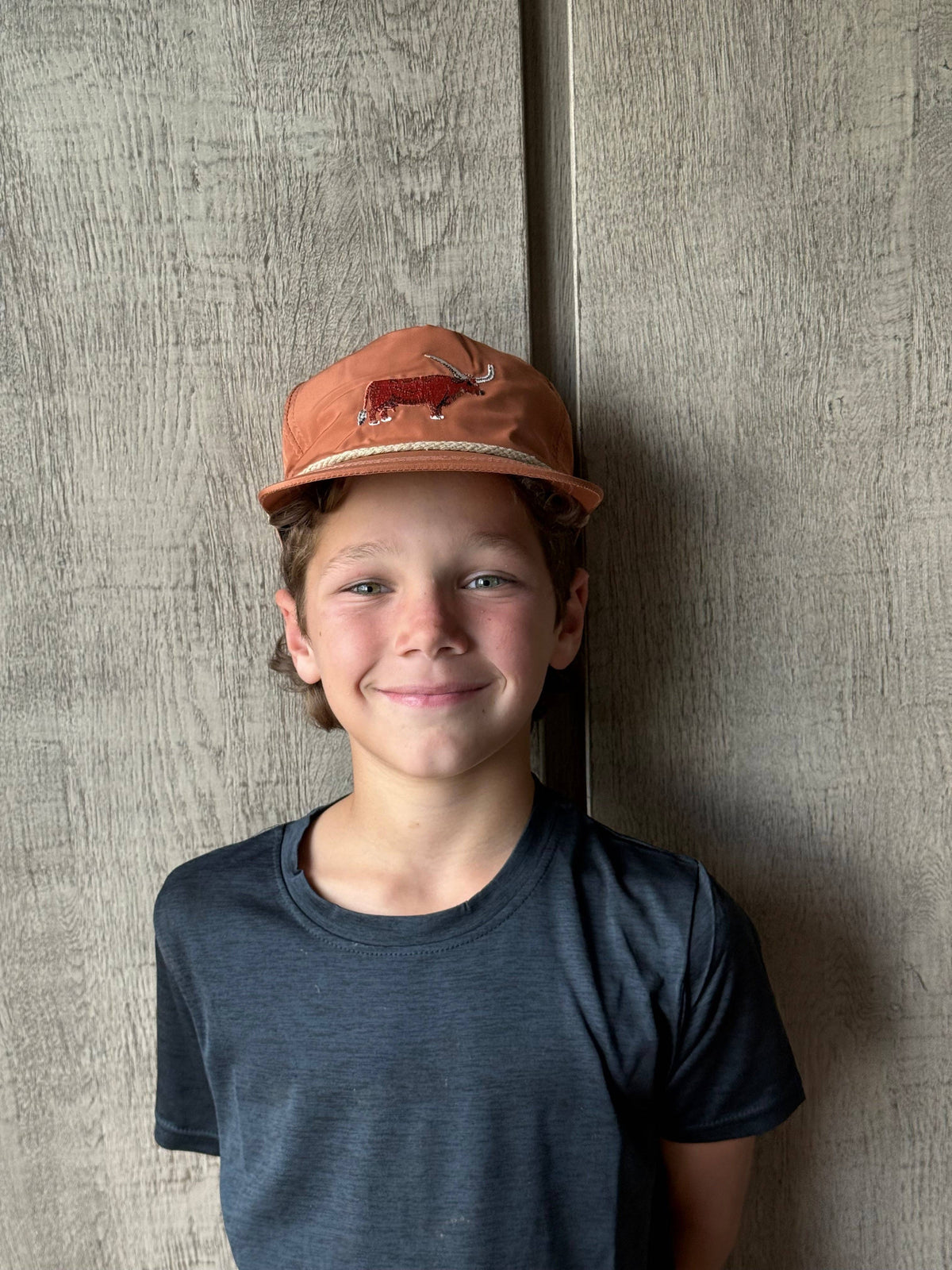 Lischka Brothers - Longhorn Rope Cap, Burnt Orange