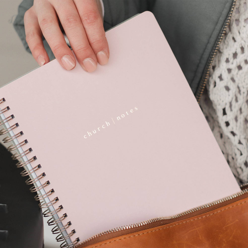 
                  
                    Load image into Gallery viewer, Church Notes Co. - Church Notes Notebook - Blush Pink
                  
                