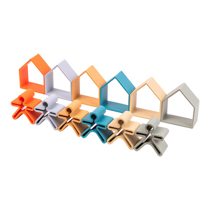 dëna - USA - Nature Kids & Houses 6 Pack (Assorted Colors)