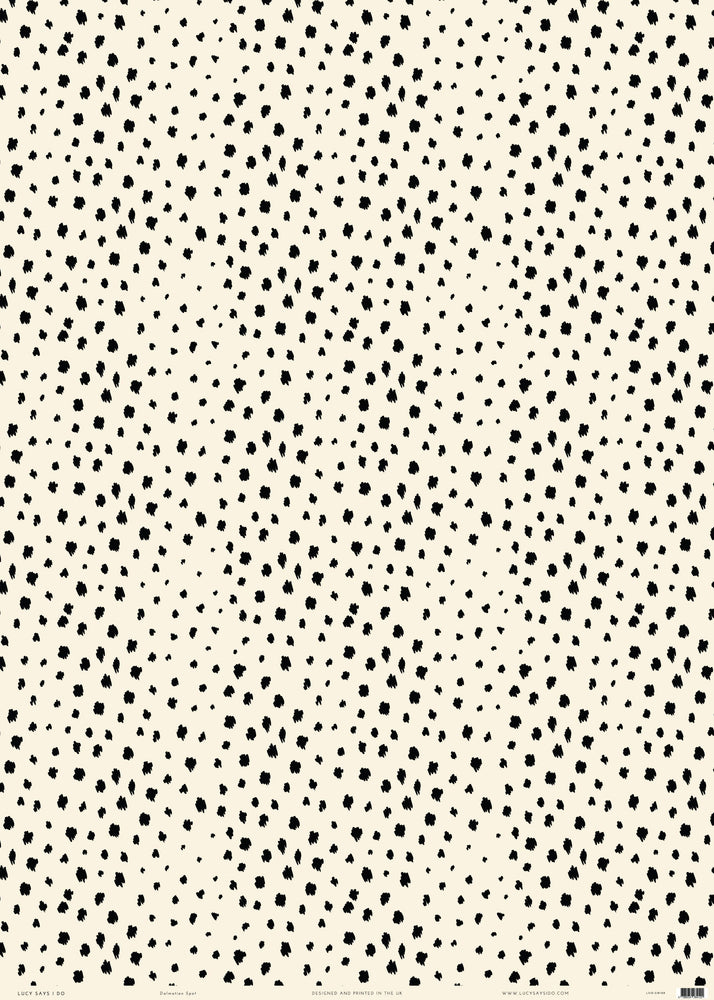 
                  
                    Load image into Gallery viewer, Dalmatian Animal Print Gift Wrap
                  
                
