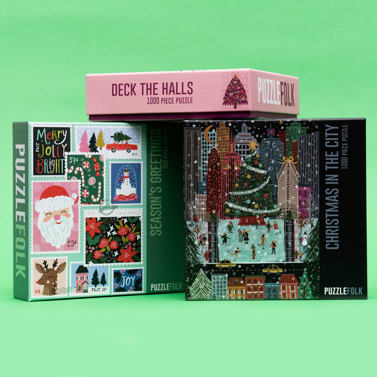 Christmas in the City 1000-Piece Puzzle | Puzzlefolk