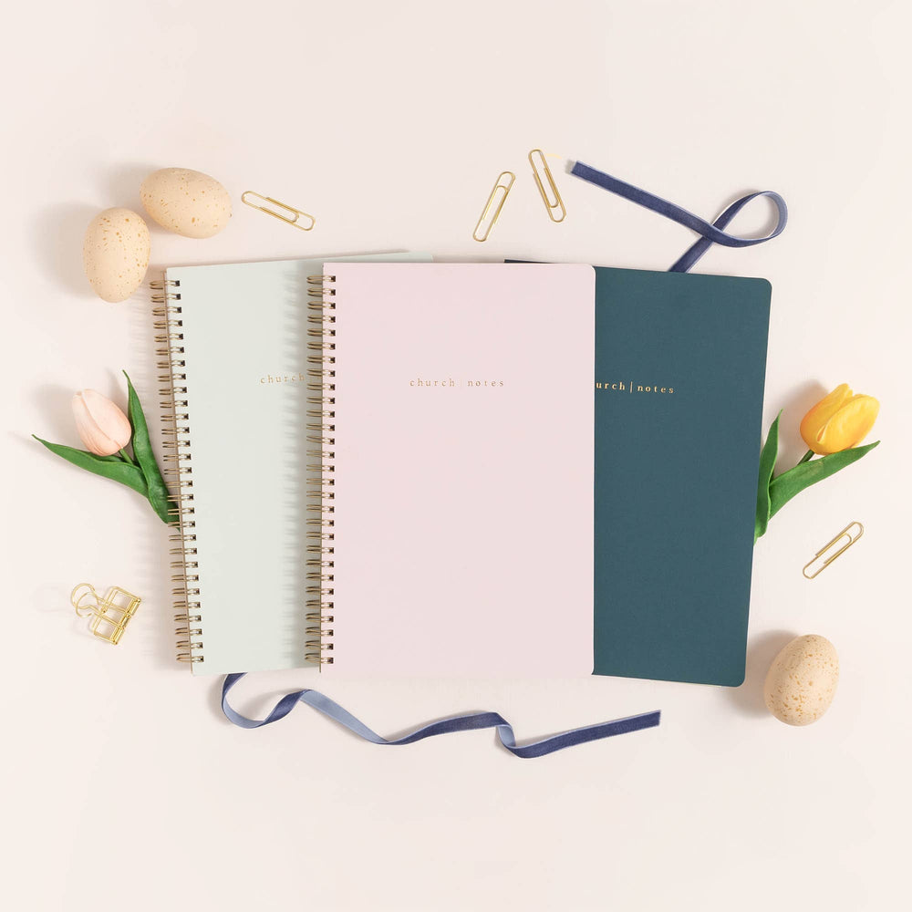 
                  
                    Load image into Gallery viewer, Church Notes Co. - Church Notes Notebook - Blush Pink
                  
                