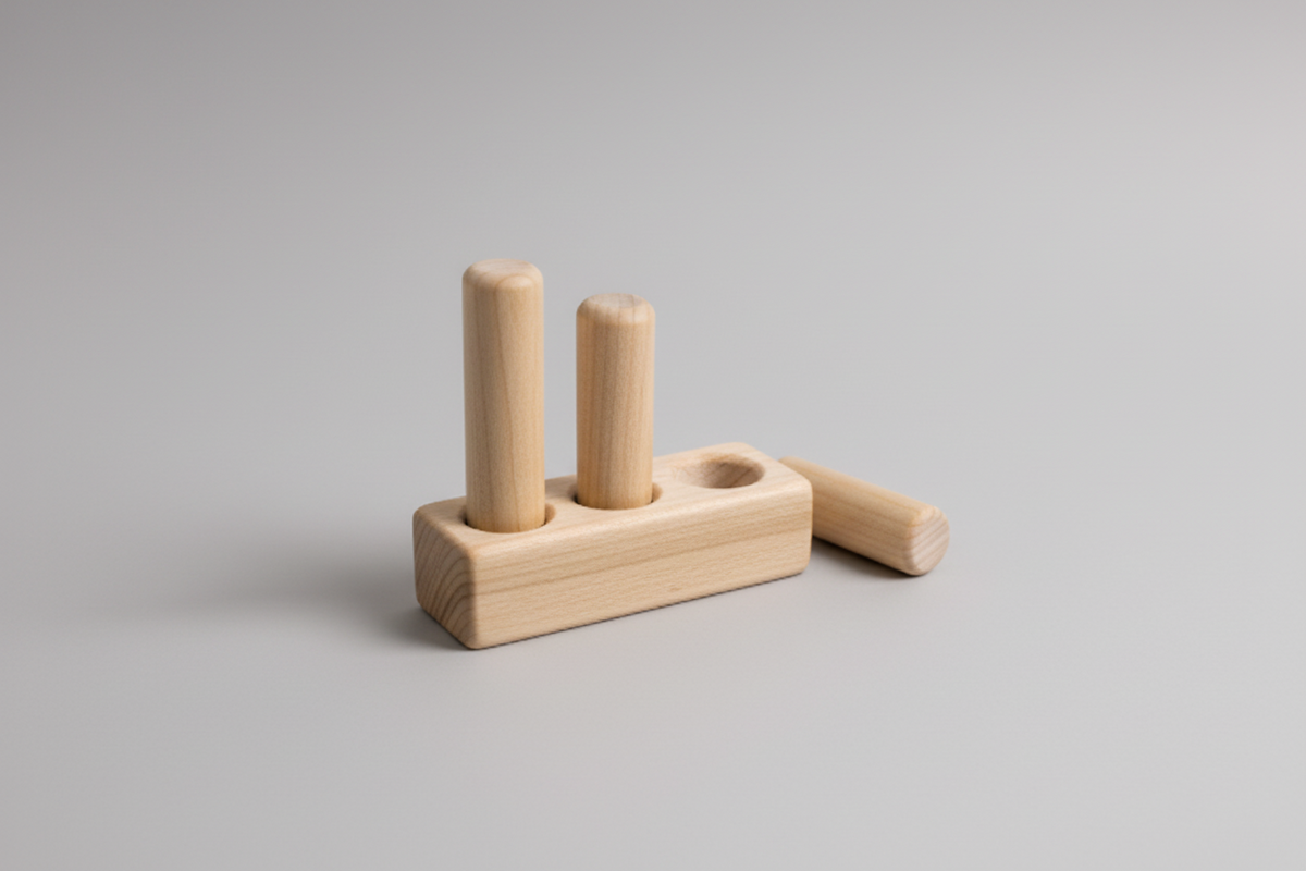 Clover & Birch - Peg Puzzle Stacker Game