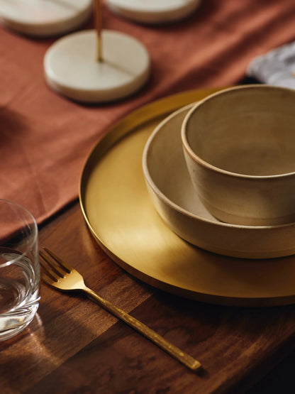 Fleck - Heirloom Brass Serving Plate