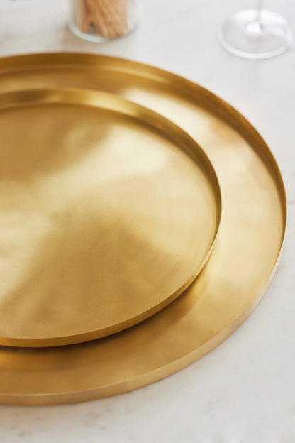 Fleck - Heirloom Brass Serving Plate