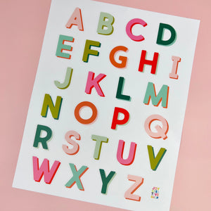 
                  
                    Load image into Gallery viewer, Joy Creative Shop - Vinyl Alphabet Sticker Sheet - Holiday
                  
                
