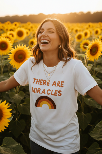 There Are Miracles organic cotton women's tee by Modern Burlap