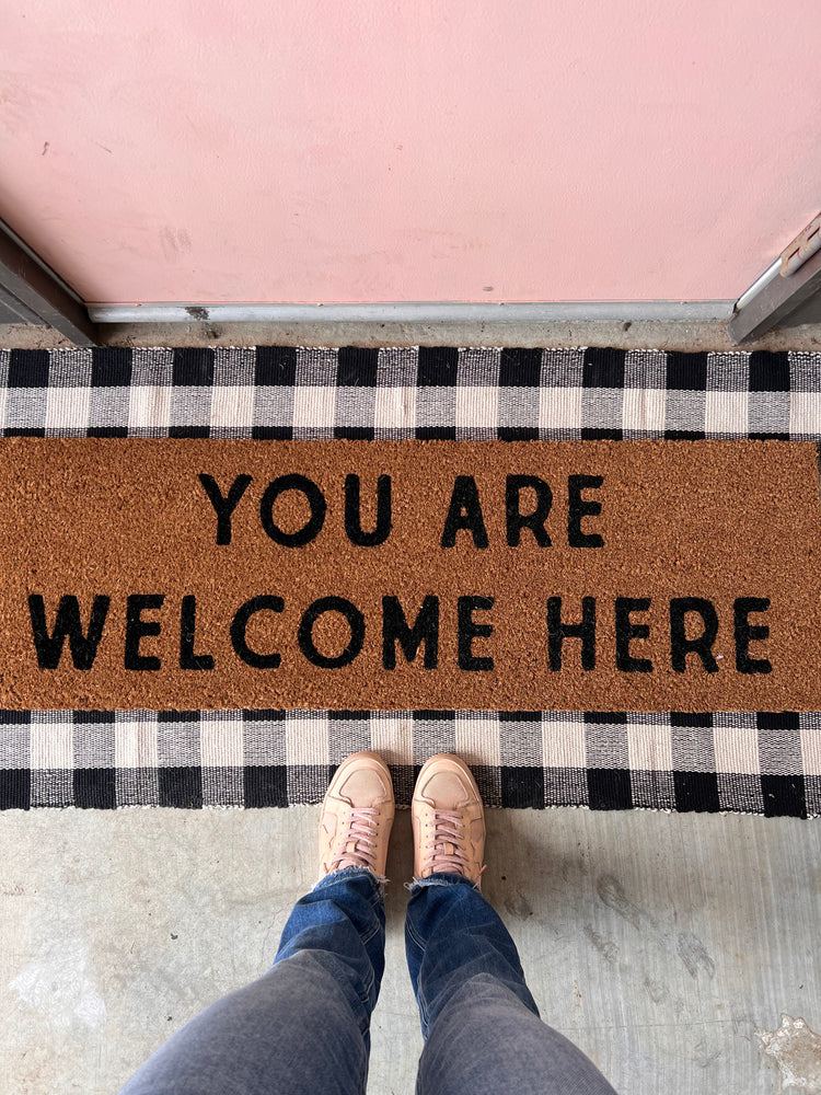 XL Doormat | You are welcome here