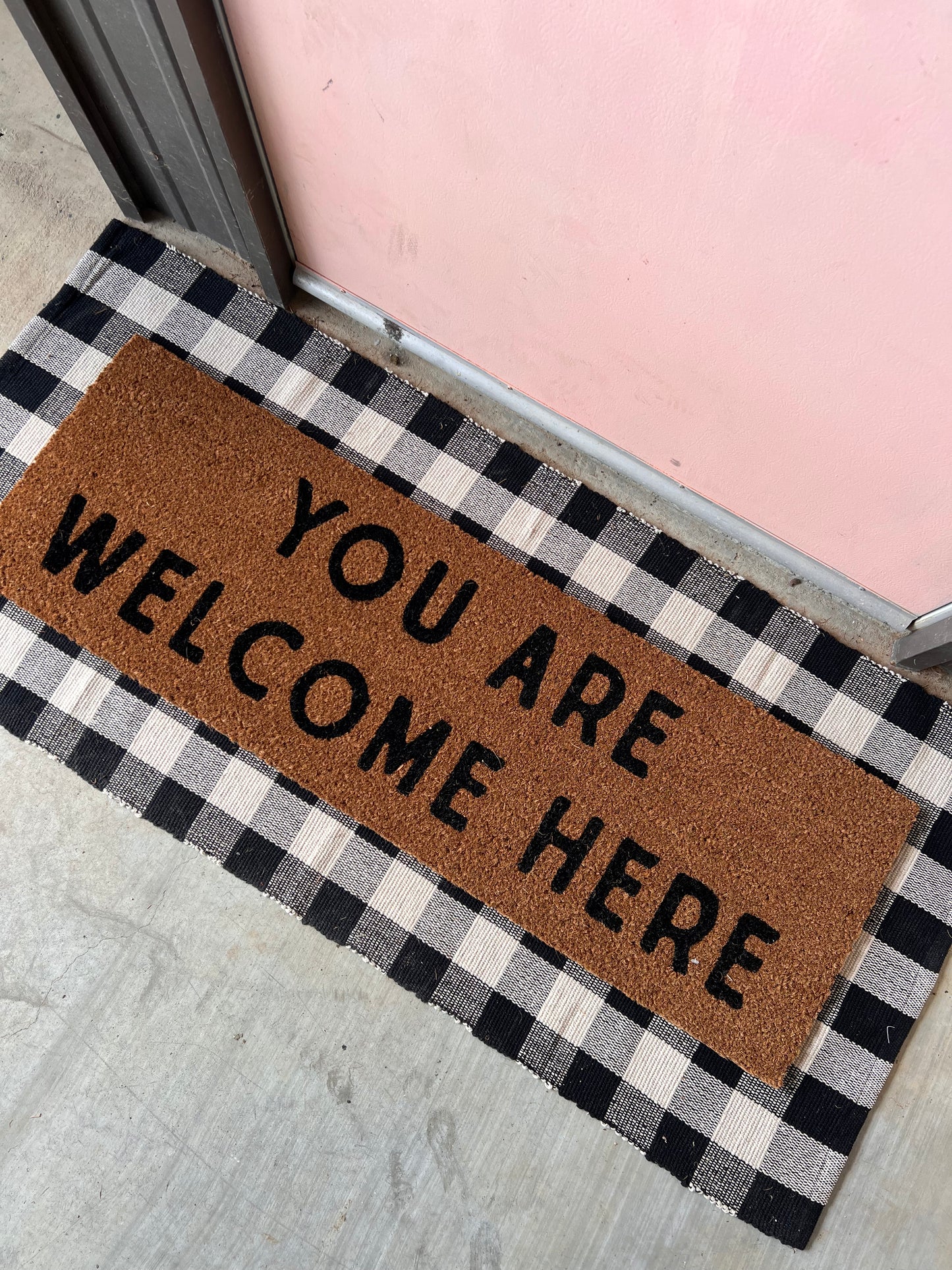 XL Doormat | You Are Welcome Here | Coconut Coir