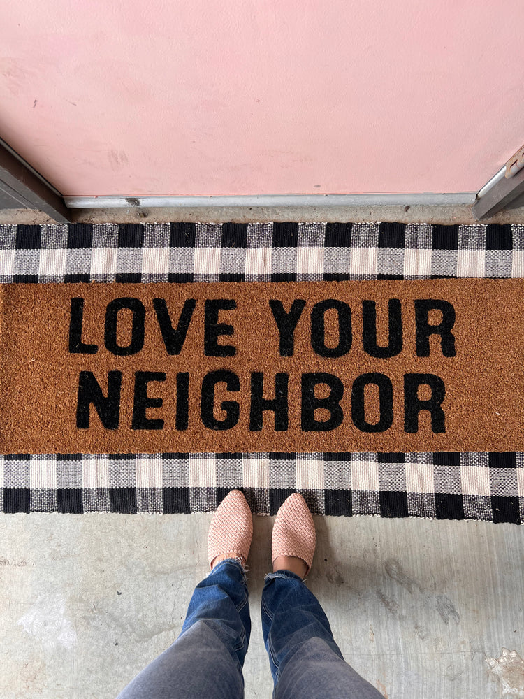 XL Doormat | Love your neighbor