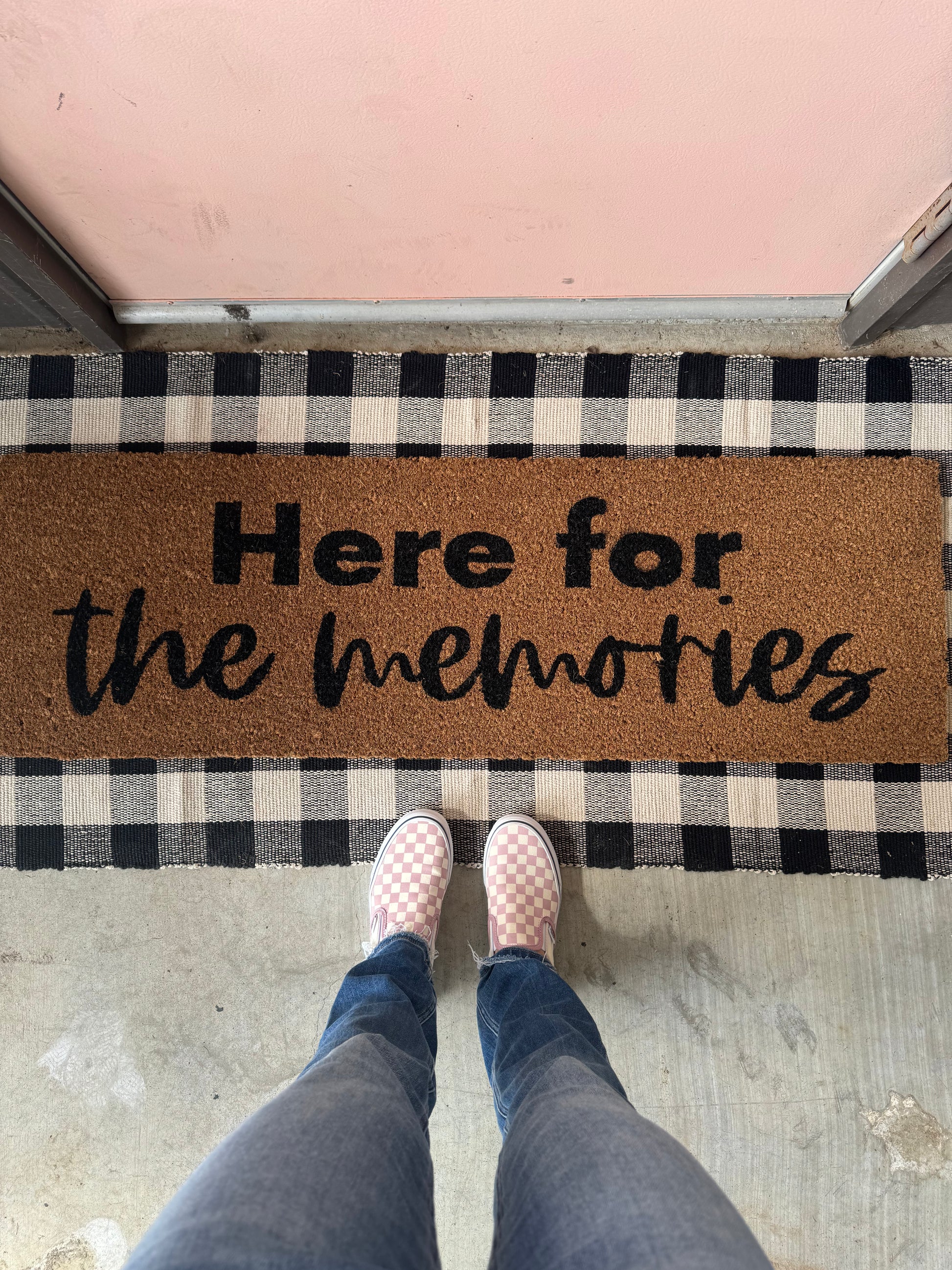 XL Doormat | Here for the Memories | Coconut Coir