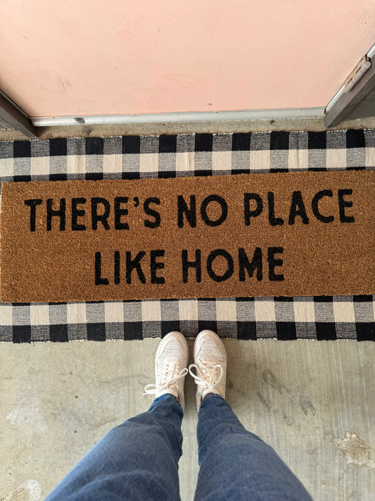 XL Doormat | There's No Place Like Home | Coconut Coir