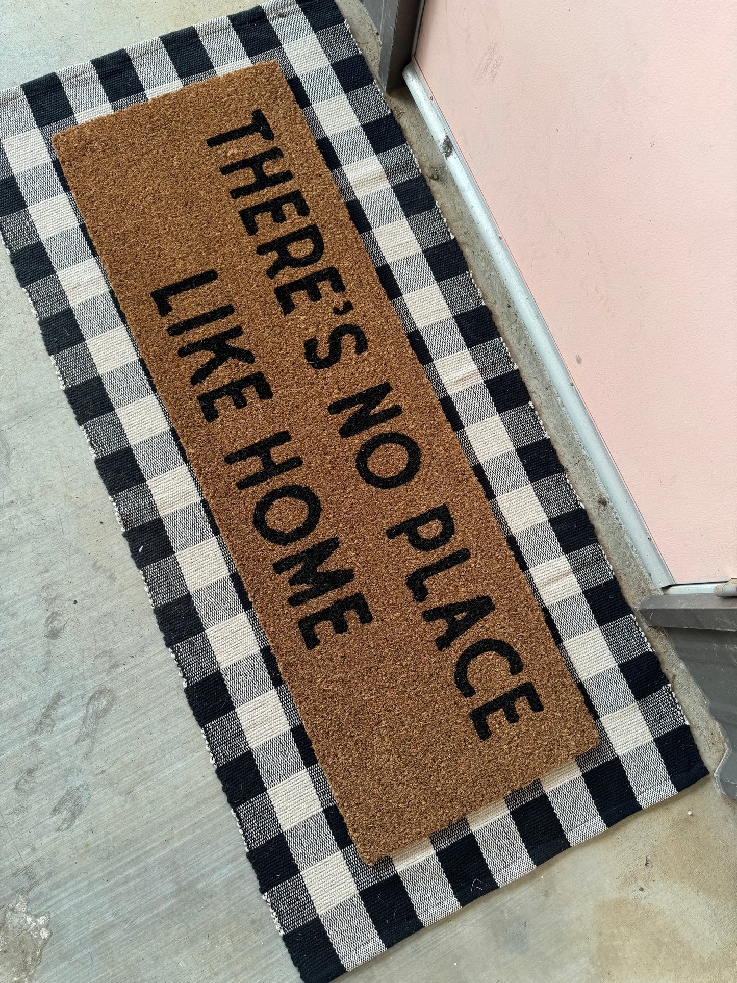 XL Doormat | There's No Place Like Home | Coconut Coir