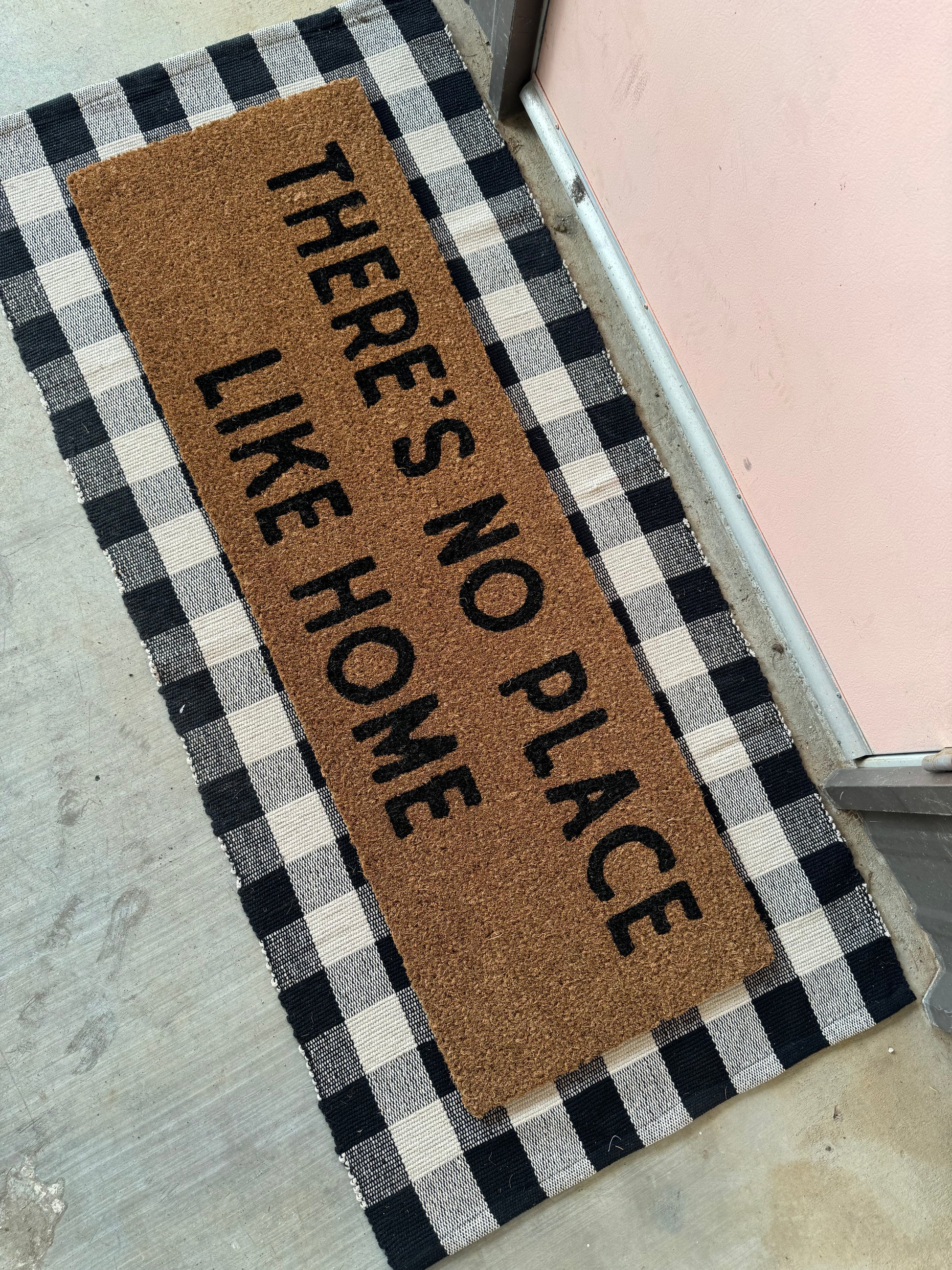 XL Doormat | There's No Place Like Home | Coconut Coir